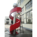 Moderne große berühmte Kunst Abstrakt Edelstahl Brunnen Skulptur für Outdoor Dekoration